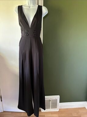 Voodoo Vixen - Wide-Leg Pleated Jumpsuit